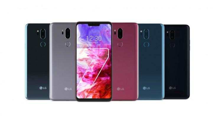 Gamma colori disponibili di LG G7 ThinQ.