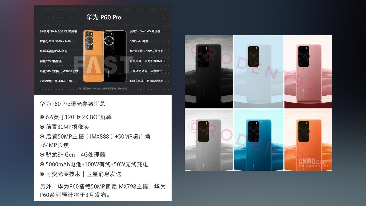 Huawei P60 e P60 Pro