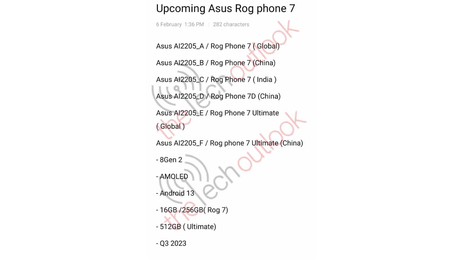 Asus ROG Phone 7 Series
