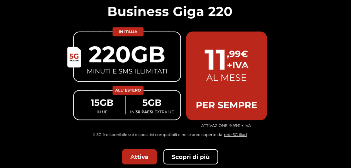 Iliad Business Giga 220