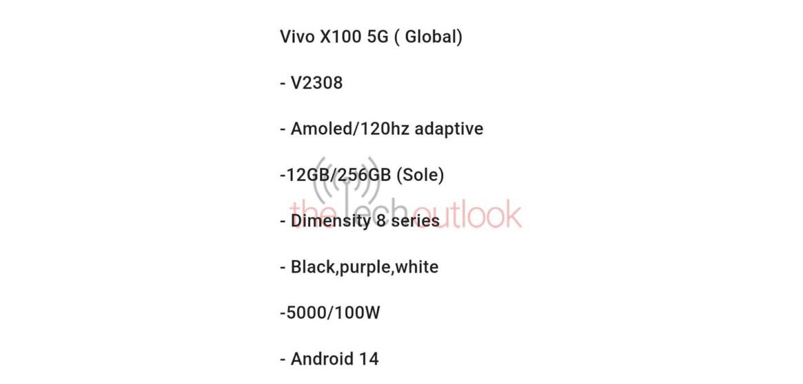 vivo X100 5G Global