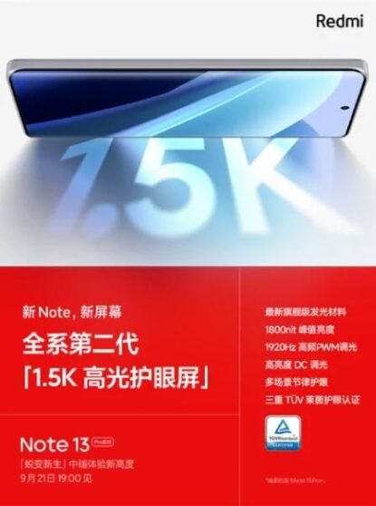 Redmi Note 13 Pro Series - Display