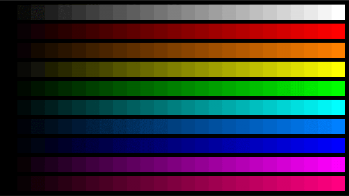 Spettro colori