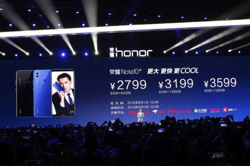 Honor Note 10 presentato ufficialmente in Cina: un gigante con prestazioni al top!