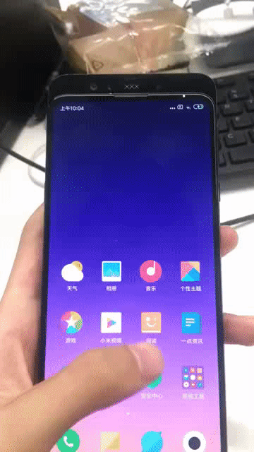 Xiaomi Mi MIX 3 slider