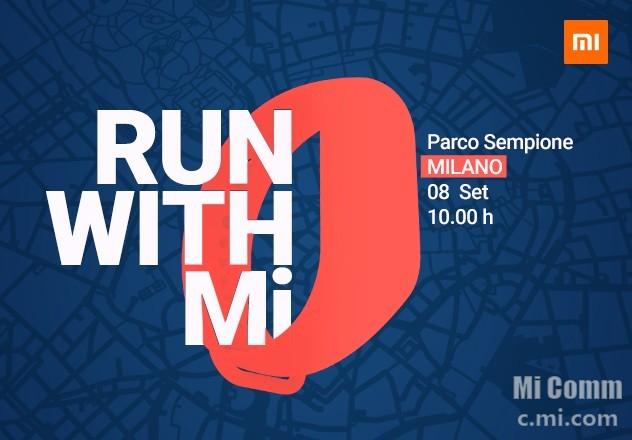 Il primo evento #RunWithMi di Xiaomi in Europa si terrà a Milano!