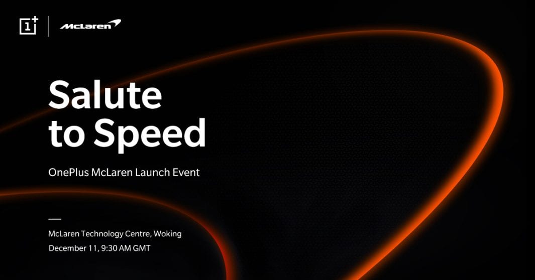 OnePlus e McLaren insieme con un solo motto: Salute to Speed