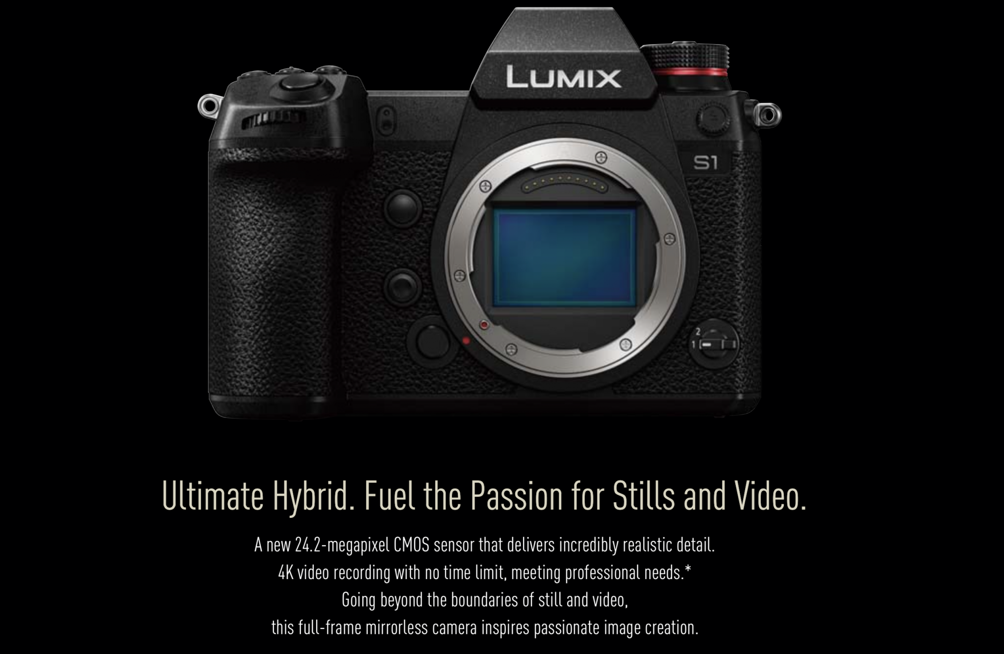 Panasonic presenta la fotocamera Full Frame Lumix S1 
