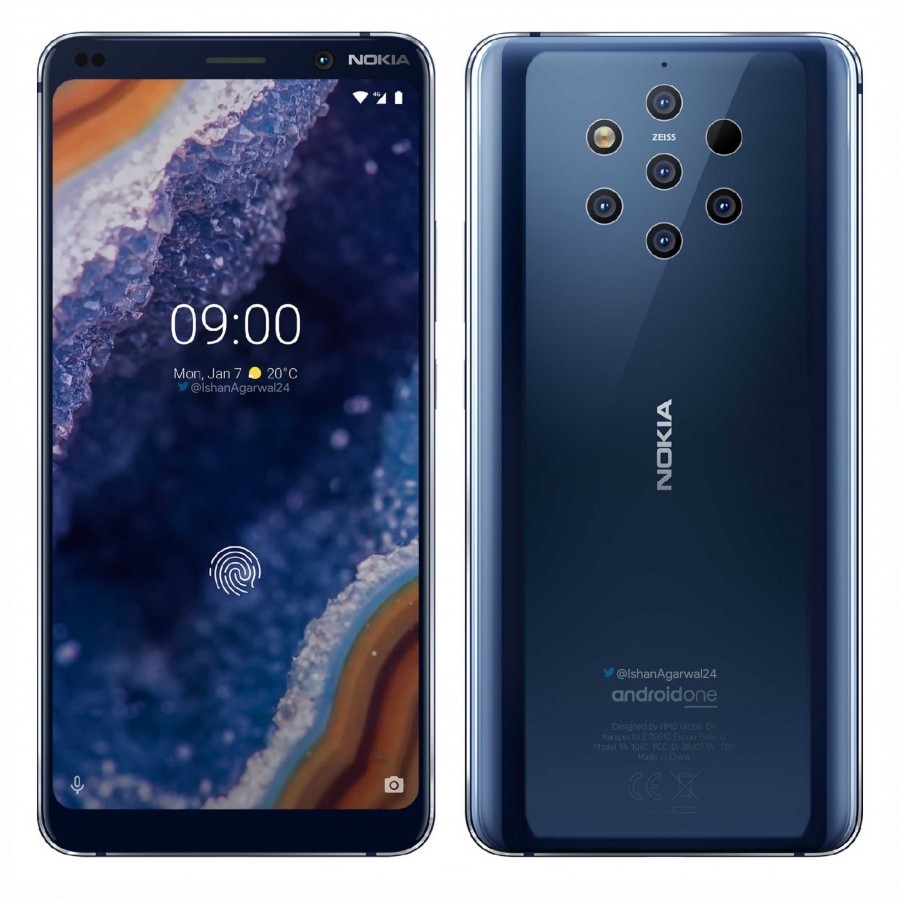 Nokia 9 PureView: a pochi giorni dall'annuncio ecco i render ufficiali