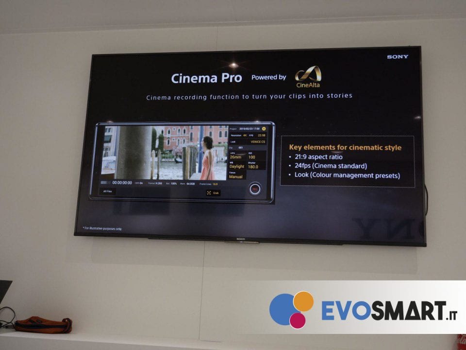 Ecco la modalità Cinema Pro, per i professionisti del film | Evosmart.it