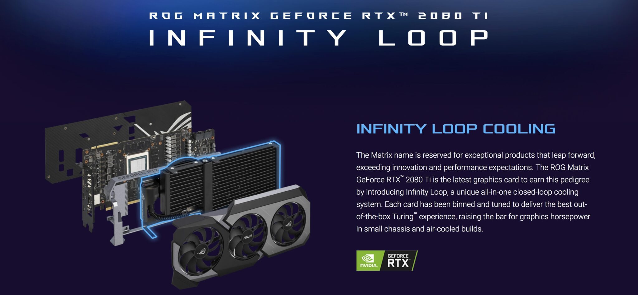 Asus presenta la ROG Matrix GeForce RTX 2080 Ti