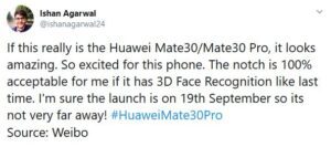 Huawei Mate 30 Pro si mostra nei primi render ufficiali