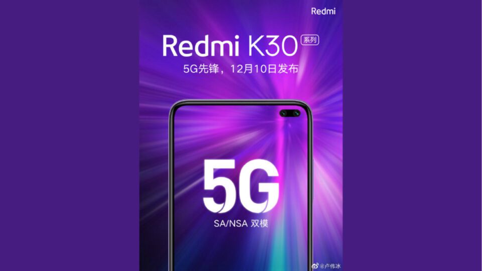 Redmi K30 sarà il primo smartphone ad avere lo Snapdragon 765G