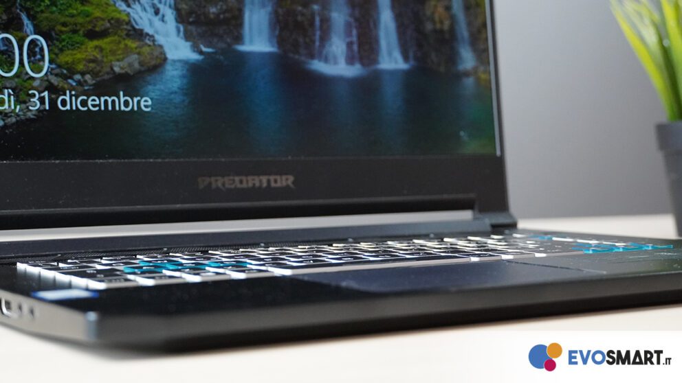Acer Predator profilo tastiera