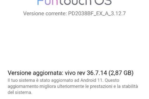 Vivo aggiorna la Funtouch OS e arriva Android 11 | Evosmart.it