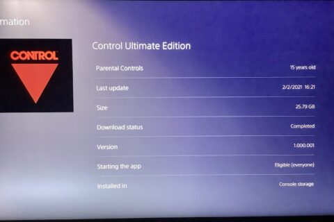 Versione PlayStation 5 di Control Ultimate Edition | Evosmart.it