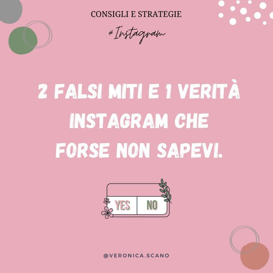 Falsi miti Instagram