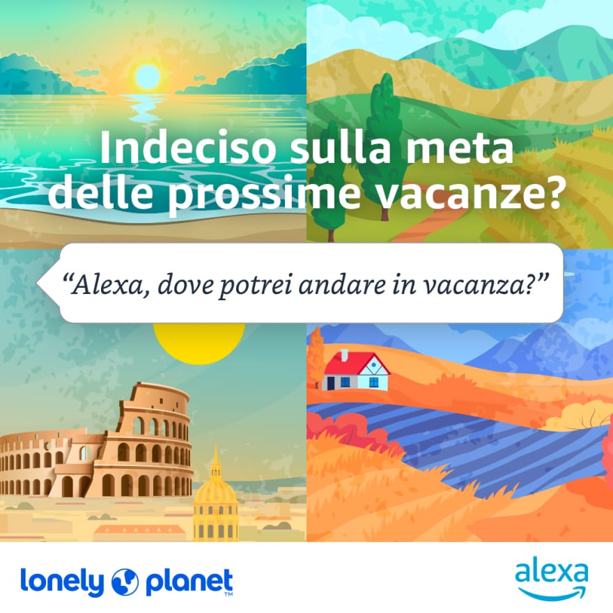 Alexa e Lonely Planet