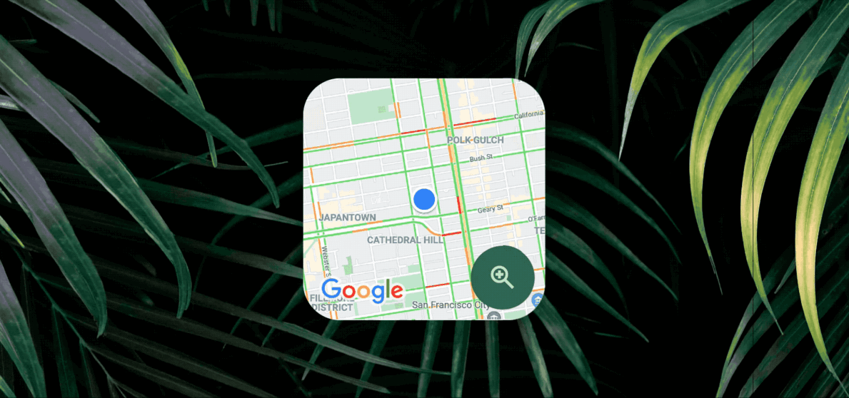 Google Maps nuovo widget 