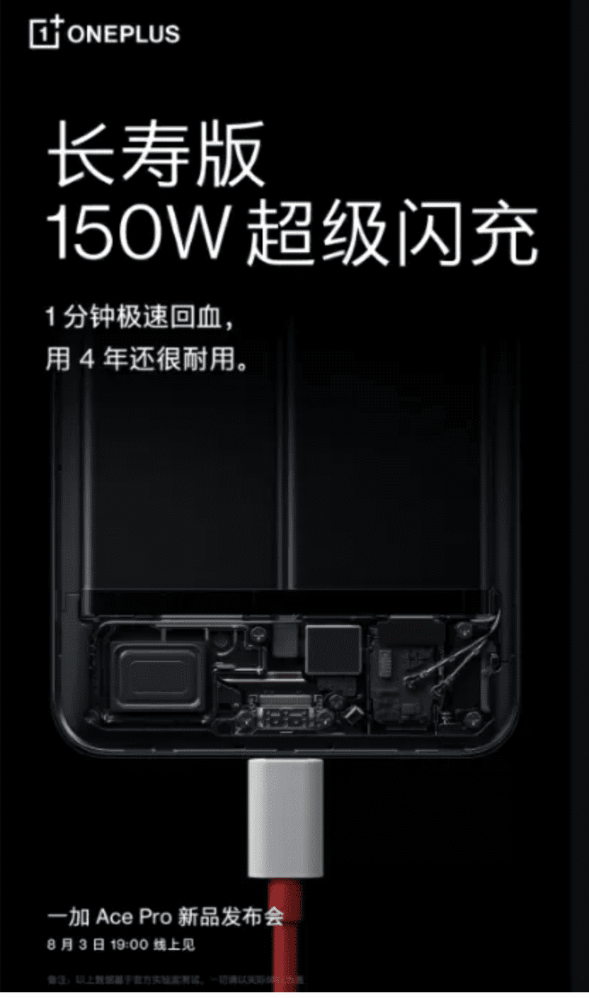 OnePlus 10T velocità di ricarica