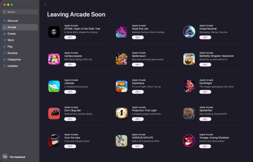 lista giochi Apple Arcade