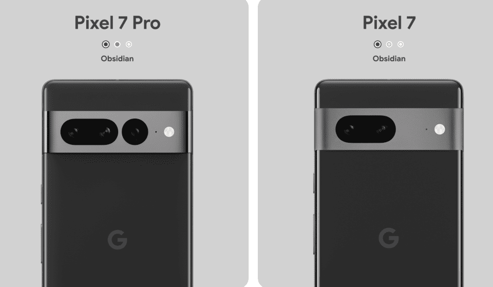 Pixel 7 e 7 Pro Nero Obsidian