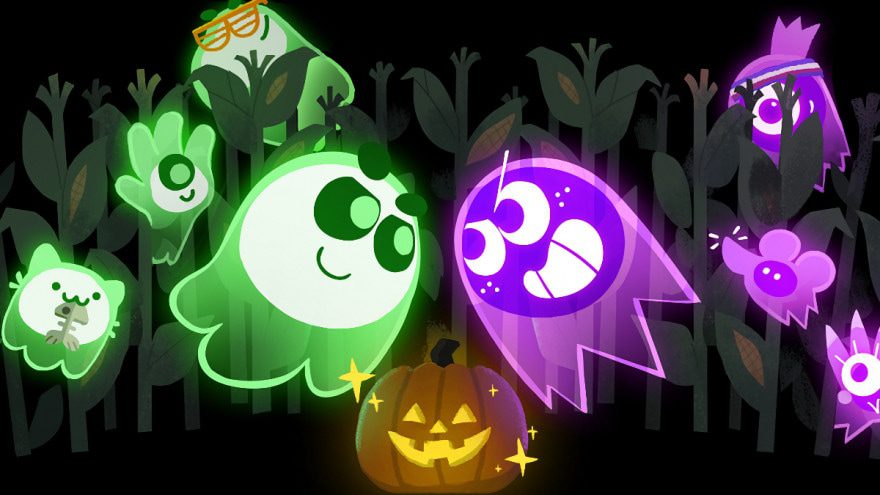 google halloween doodle