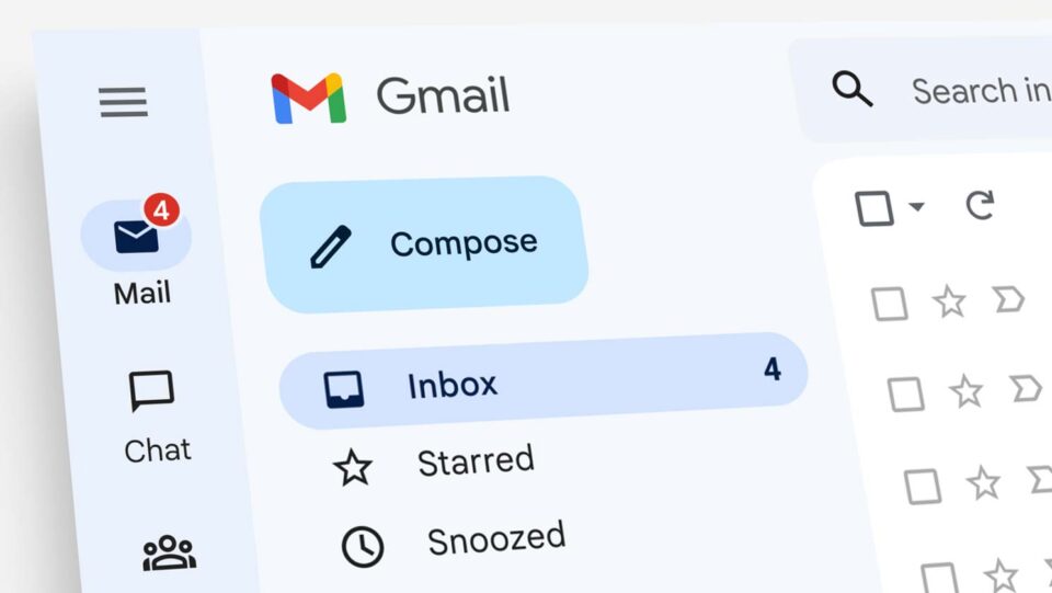 Nuova interfaccia Gmail