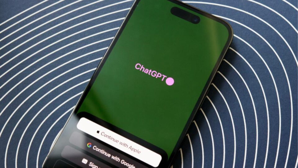 chatgpt schermo smartphone
